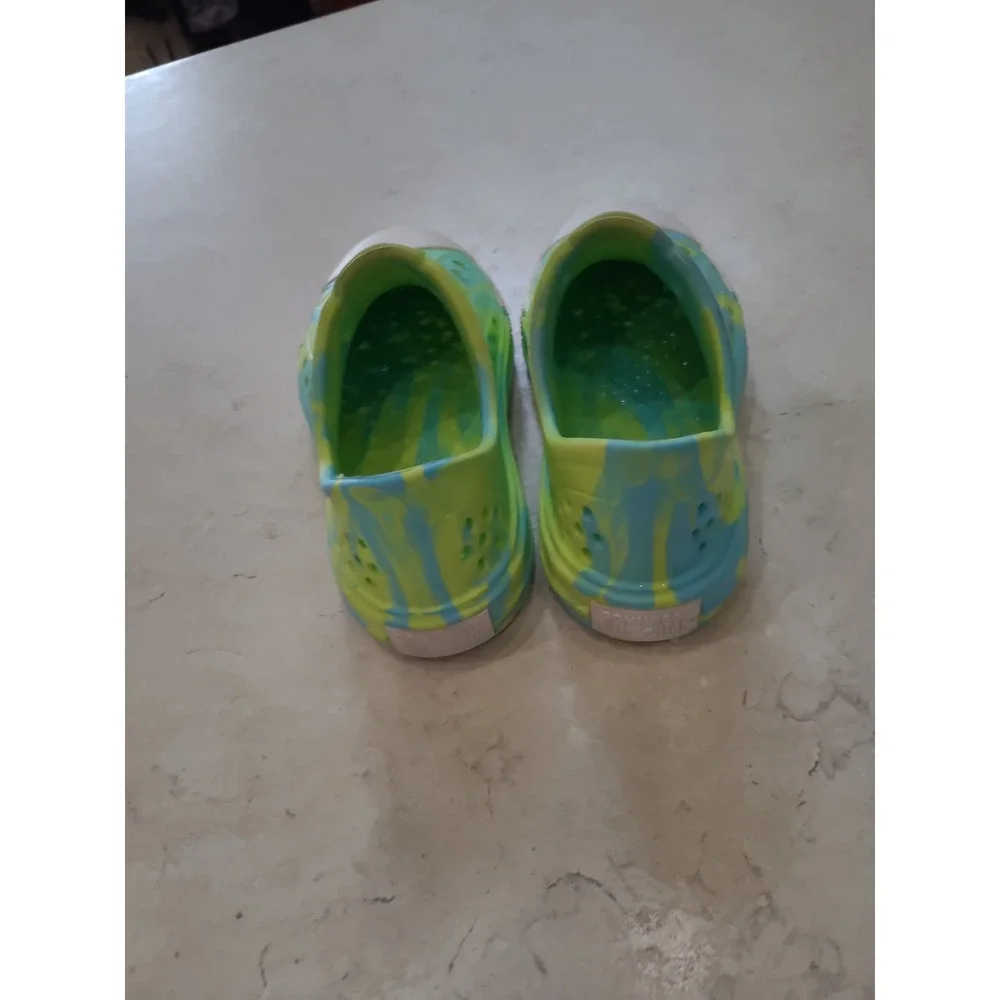 Converse All Star Play Lite CX Rubber Slip On Shoes Kid unisex SZ 13 Green Blue
